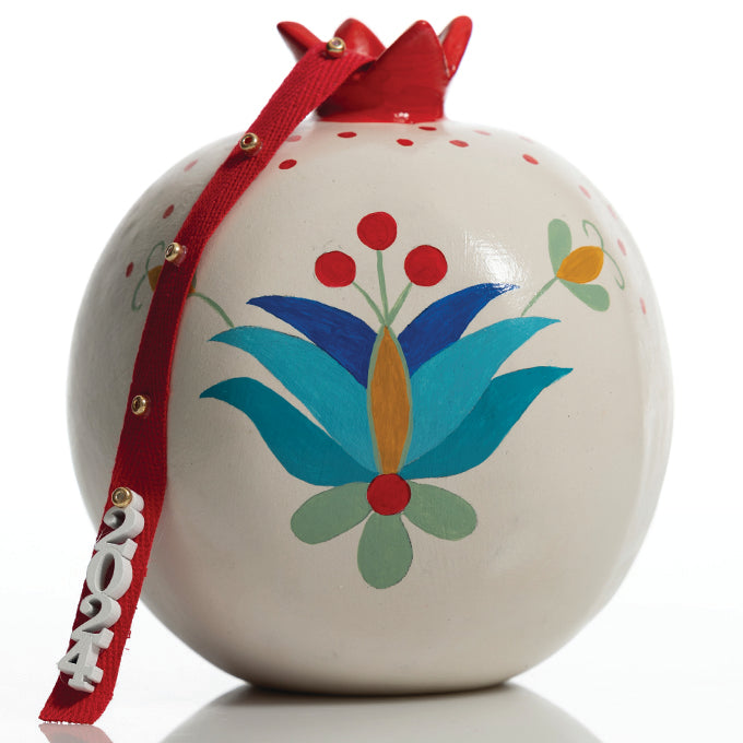 Ceramic Pomegranate -  Flower