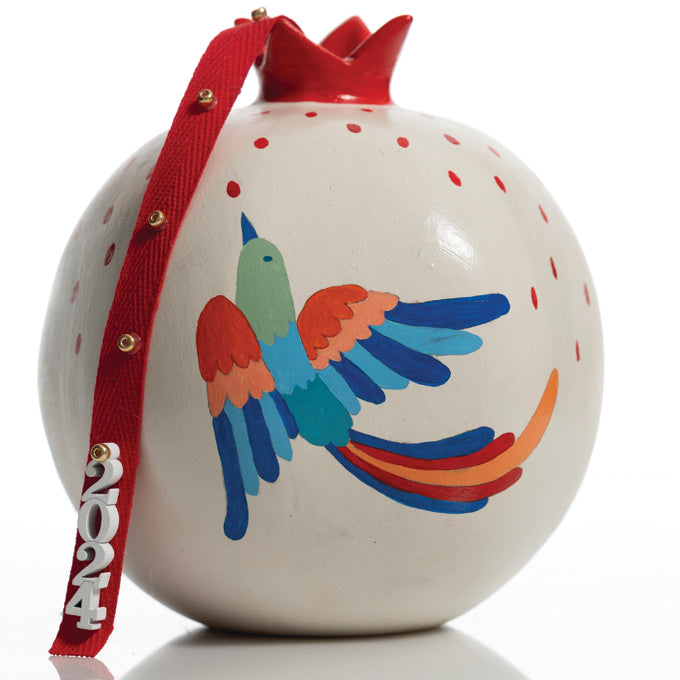 Ceramic Pomegranate - Bird