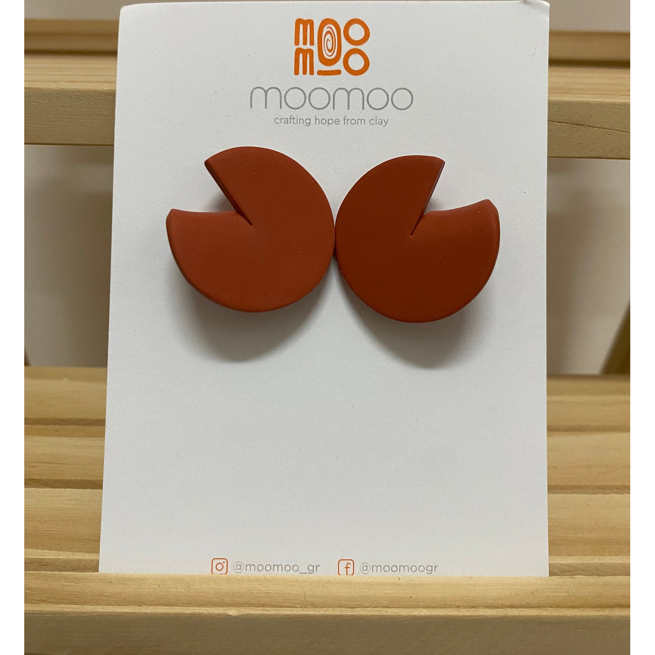 Moomoo Earrings - Okal Terracota