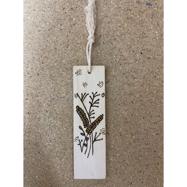 Wooden Bookmark -Flowers