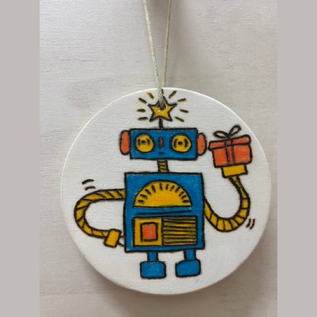 Christmas Ornaments - Set Of Robots
