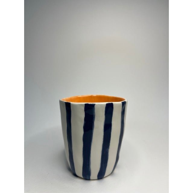 Ceramic Mug - Blue Stripes