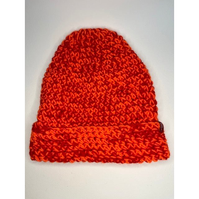 Woollen Hat - Red & Orange