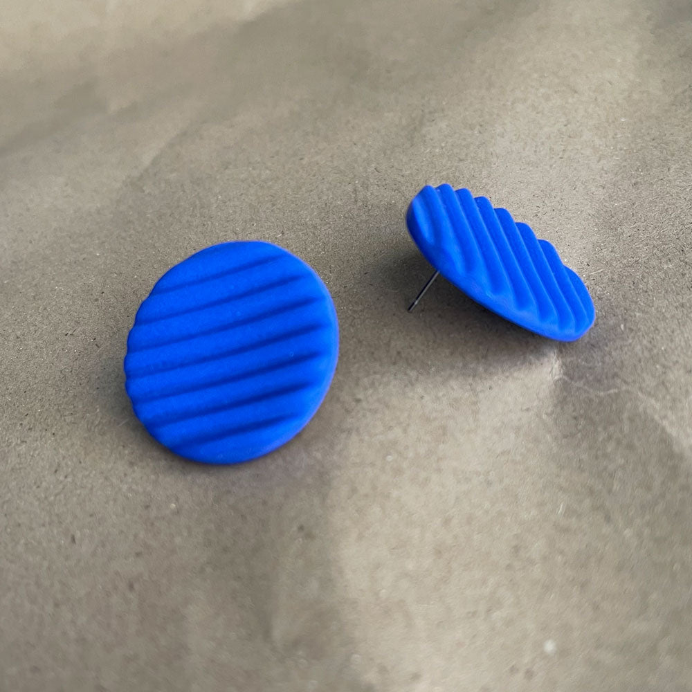Moomoo Earrings - Sahara Ocean Blue